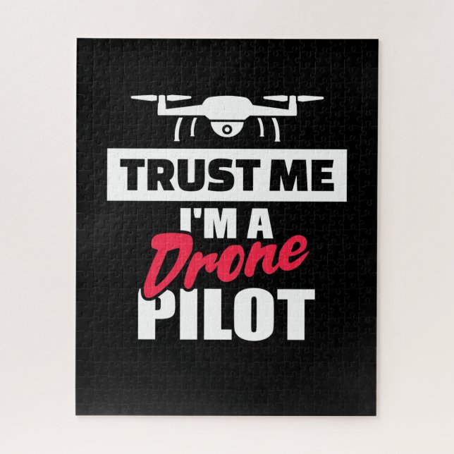 Trust Me I Am Drone Pilot (Vertikal)