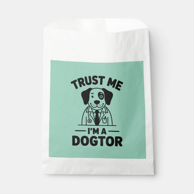 Trust Me I’m a Dogtor Geschenktütchen (Vorderseite)