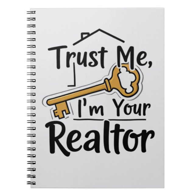 Trust Me, I’m Your Realtor – Real Estate Agent Notizblock (Vorderseite)