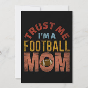 TRUST ME I'M A FOOTBALL MOM EINLADUNG