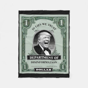 "Trust Niemand" - Trump Banknote Parody 1 Fleecedecke