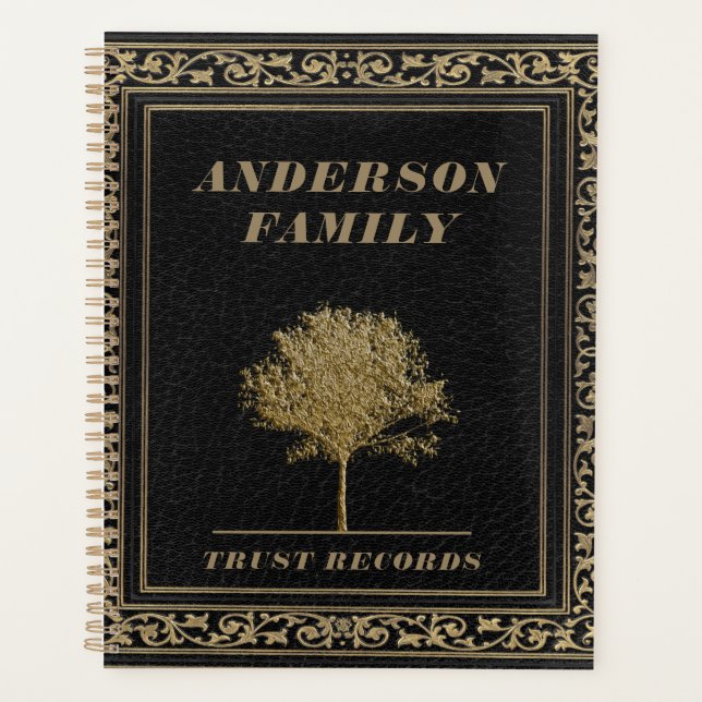 Trust Records 3-Ring-Ordner Planer (Vorderseite)