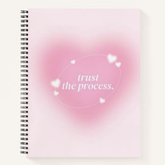 Trust the Process Aesthetic Notebook –  Notizbuch