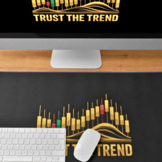 Trust the Trend – Mindset Tee for Traders Schreibtischunterlage