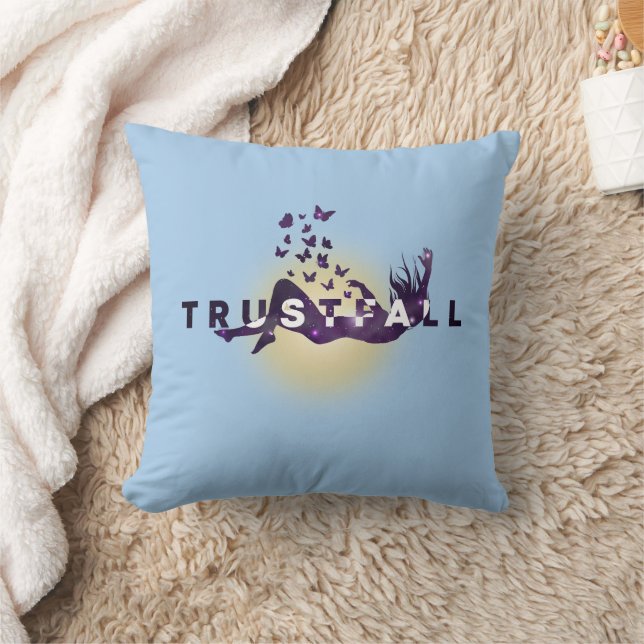 TrustFall | Kissenhöhe 16" Kissen (Decke)