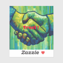 "TrustTouch: Ein Handshake in Sticker Form"