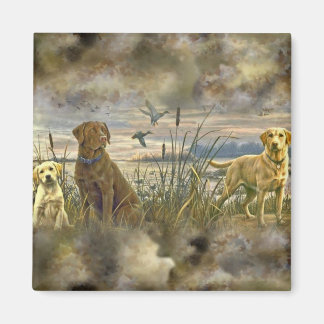 Trusty Retrievers Magnet