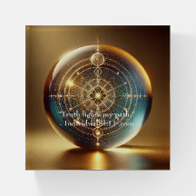 Truth Lights My Path Paperweight