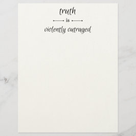 Truth or lie? briefbogen