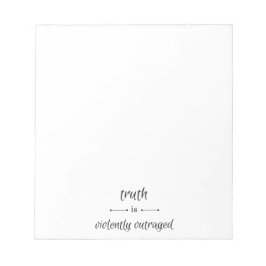 Truth or lie? notizblock