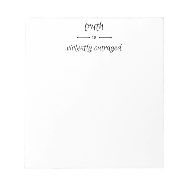 Truth or lie? notizblock (Vorderseite)