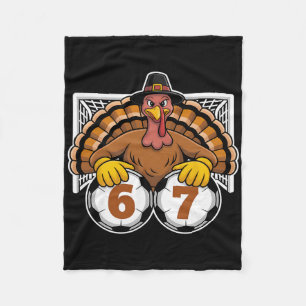 Truthahn Fußball 67 Meme Lustig Thanksgiving Sport Fleecedecke