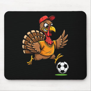 Truthahn Fußball Thanksgiving Truthahn spielt Fußb Mousepad