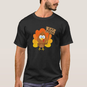 Truthahn Isst Pizza Erwachsener Veganer Kinder Tr T-Shirt