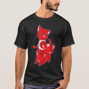 Truthahn Katzen Truthahn Türkisch T-Shirt