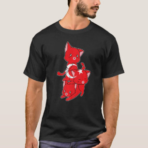 Truthahn Katzen Türkei Türkisch T-Shirt