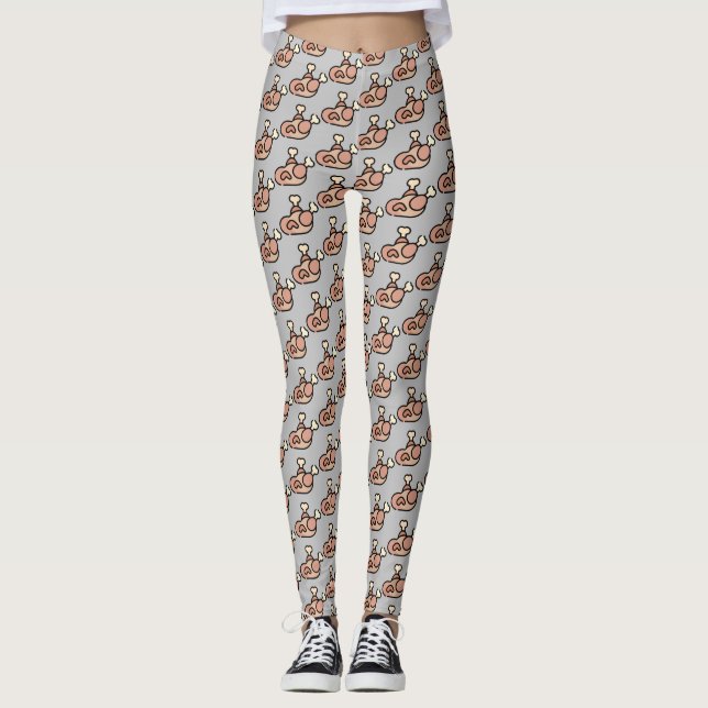 Truthahn Leggings (Vorderseite)