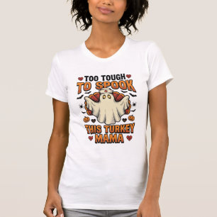 Truthahn-Mama-Halloween-Shirt mit Vintage-Nurse-Gh T-Shirt