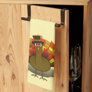 Truthahn Pilger Erntedankfest Geschirrtuch