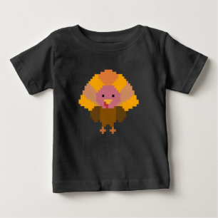 Truthahn - Pixel Art Baby T-shirt