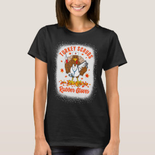 Truthahn putzt Gummihandschuhe Thanksgiving Truth T-Shirt
