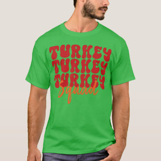 Truthahn Squadhanksgiving Familie retro T-Shirt