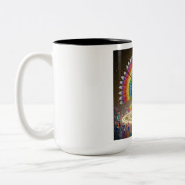 Truthahn-Tasse 'Symphonie' Zweifarbige Tasse