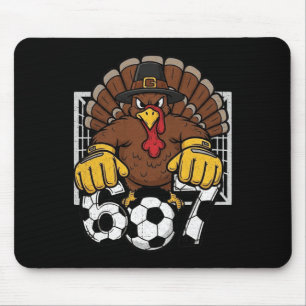 Truthahn Torwart Fußball 67 Sechs Sieben Jungen Th Mousepad
