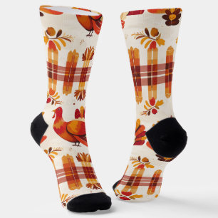 Truthahn tritt auf die Bühne Socken