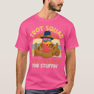 Truthahn-Trott-Mannschaft 5K Laufen Schnaufend und T-Shirt