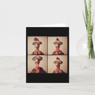Truthahn Vintage-Foto Automata-Stil, Unabhängigkei Karte