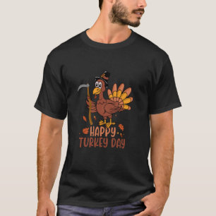 Truthähne Erntedank Pilgrim Holiday Happy Türkei T-Shirt