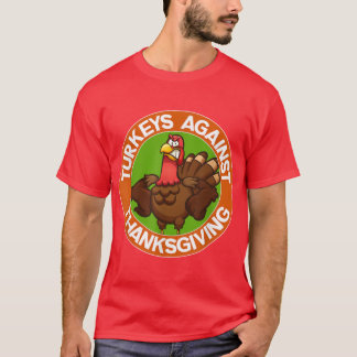 Truthähne gegen Thanksgiving Vegan T-Shirt