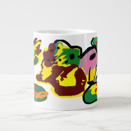 Truthahnfarbe Jumbo-Tasse