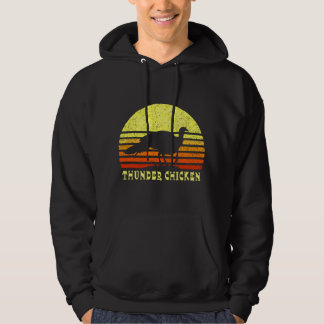 Truthahnjagd Retro-Sonnenuntergang Upland-Vogeljäg Hoodie