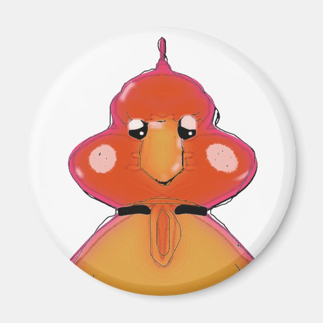 Truthahnlurin Magnet (Vorne)