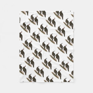 Truthühner Ostpaare Fleecedecke