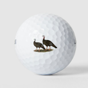 Truthühner Ostpaare Golfball