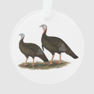 Truthühner Ostpaare Ornament