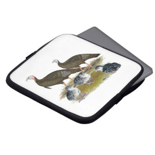 Truthühnerfamilie Eastern Wild Laptopschutzhülle