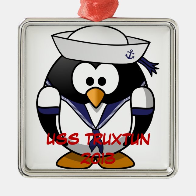 TRUXTUN BABY-PINGUIN SILBERNES ORNAMENT (Vorne)