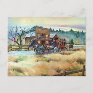 TRY CREEK STATION by SHARON SHARPE Postkarte