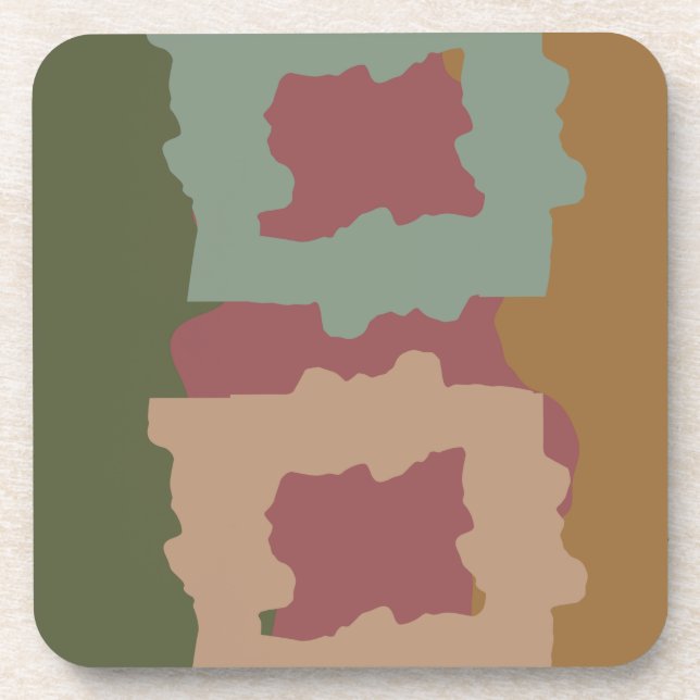 TRY TREE TRUNK von Masanser Pixat Getränkeuntersetzer (Vorderseite)