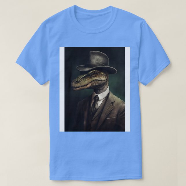 Tryin ist ein Cooler Drache im Anzug T-Shirt (Design vorne)