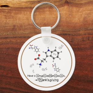 Tryptophan Molecule Schlüsselanhänger