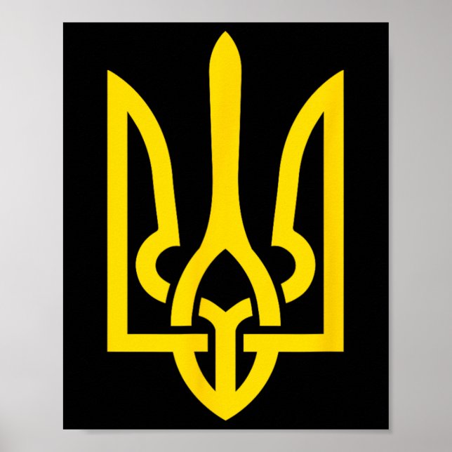 Tryzub Symbol Of Ukraine  Poster (Vorne)