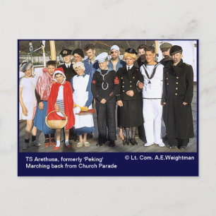 TS Arethusa, ehemals "Peking" Weihnachten