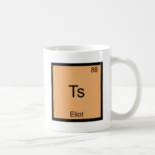 Ts - Eliot Lustiges Chemie-Element-Symbol T-Shirt Kaffeetasse