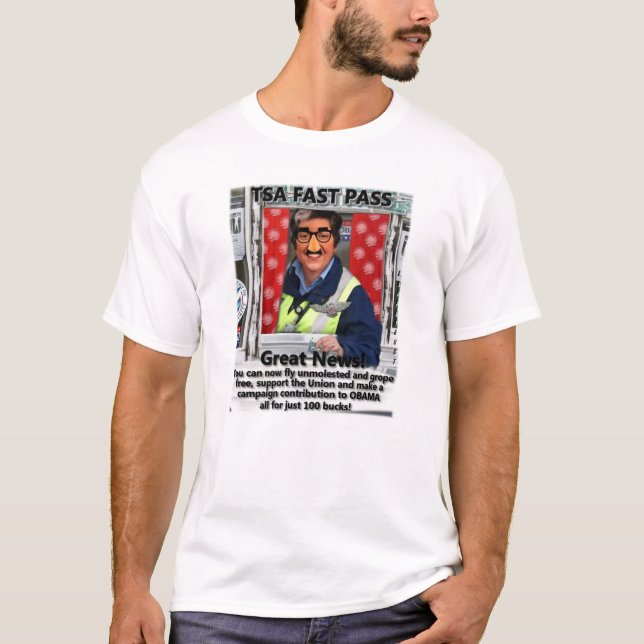 TSA fasten Durchlauf… Fliegen-Herumtasten gibt T-Shirt (Vorderseite)