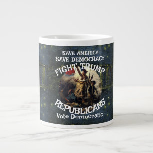 TSA HG FW TRUMPS STIMME FV WAHLKAMPAGNE PATRIOT Jumbo-Tasse